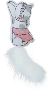 Игрушка для кошек ZOLUX CHATOUILLE с перьями и кошачьей мятой, 8 см, модель 580169