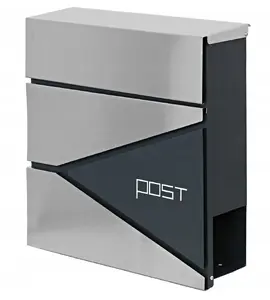 Mailbox AWTools model AW75055 — metal letterbox for wall mounting, single-compartment