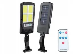 Wall Light LTC solar lamp LXTQ044 4x COB LEDs 4W with motion and dusk sensors, remote, 1200mAh battery