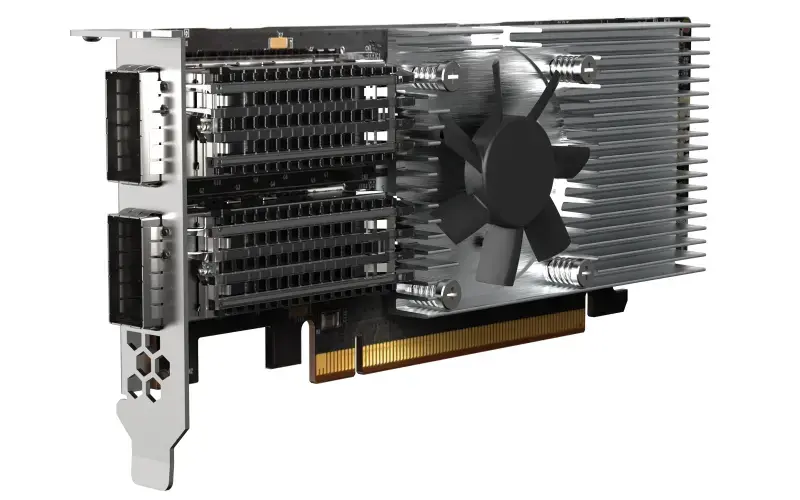Triton QNAP QXG-100G2SF-E810 сетевая карта 100 Гбит/с Photo 3