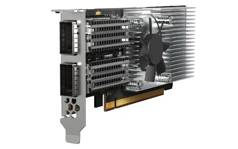 Triton QNAP QXG-100G2SF-E810 сетевая карта 100 Гбит/с Photo 4