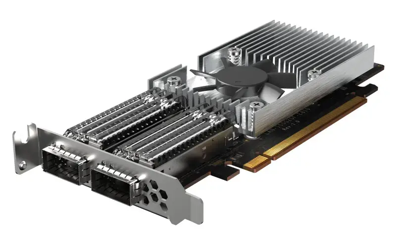 Triton QNAP QXG-100G2SF-E810 сетевая карта 100 Гбит/с Photo 6
