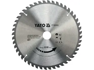 Пильный диск круглый YATO YT-60484 для дерева 250 x 30 мм, 48 зубьев