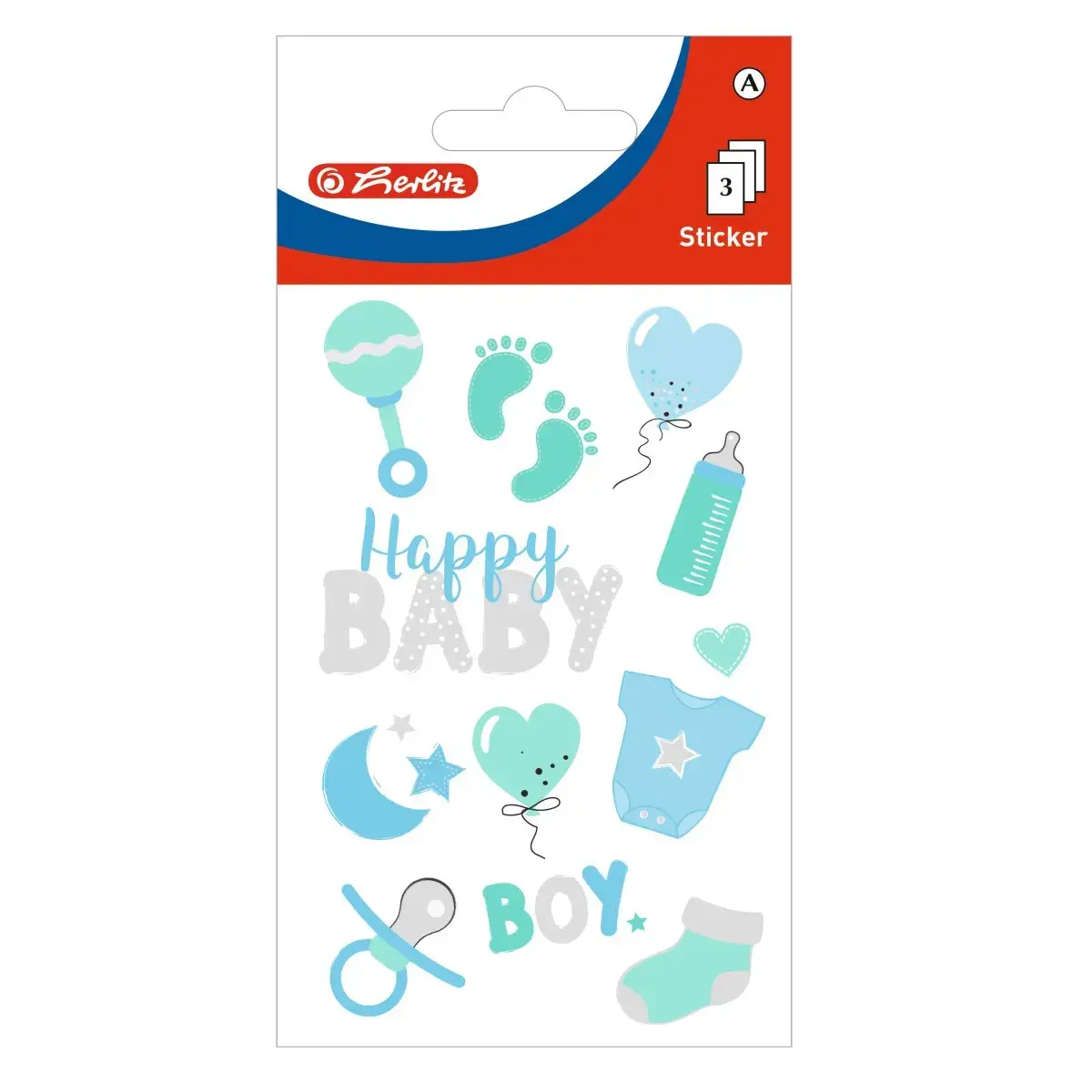 Наклейка HERLITZ 50034772 Permanent Baby Boy Photo 2