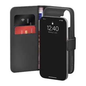 PURO Flip Case for Apple iPhone 17 PUIPC1763BOOKC8BLK — Black, 2 Card Pockets