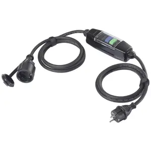 Sygonix SY-6052178 Personenschutz-Verlängerungskabel PRCD 230 V AC, 3 m, 1x AC outlet, 16 A, Outdoor, Black