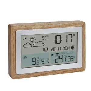 tfa dostmann Oak Oak Silver батарейный внутренний/наружный термометр гигрометр AA