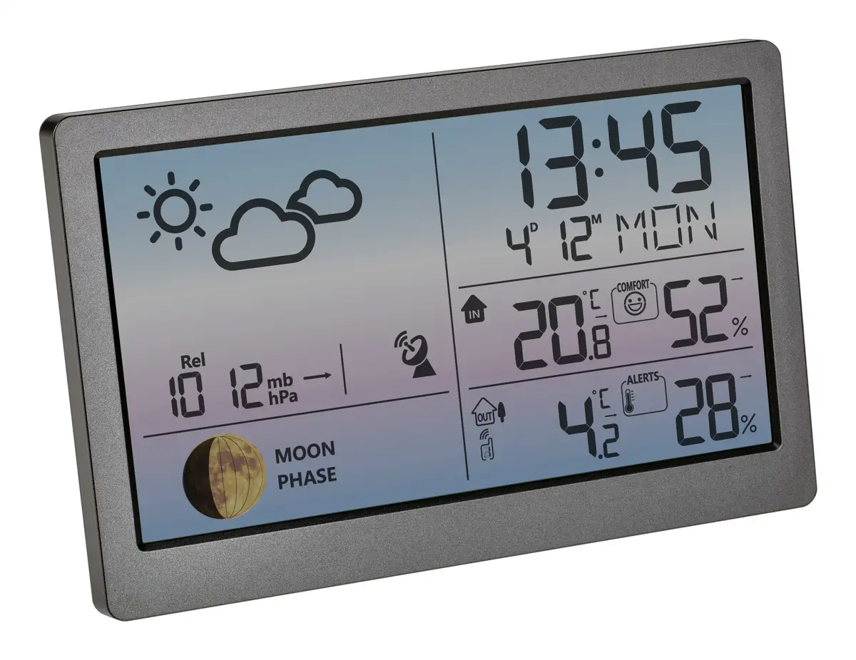 Метеостанция TFA Dostmann Luna Sky Grey Photo 2