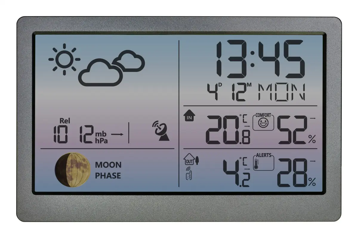 Метеостанция TFA Dostmann Luna Sky Grey Photo 4