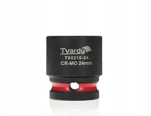 Impact Socket 1/2" 6-point 24mm Tvardy CR-MO