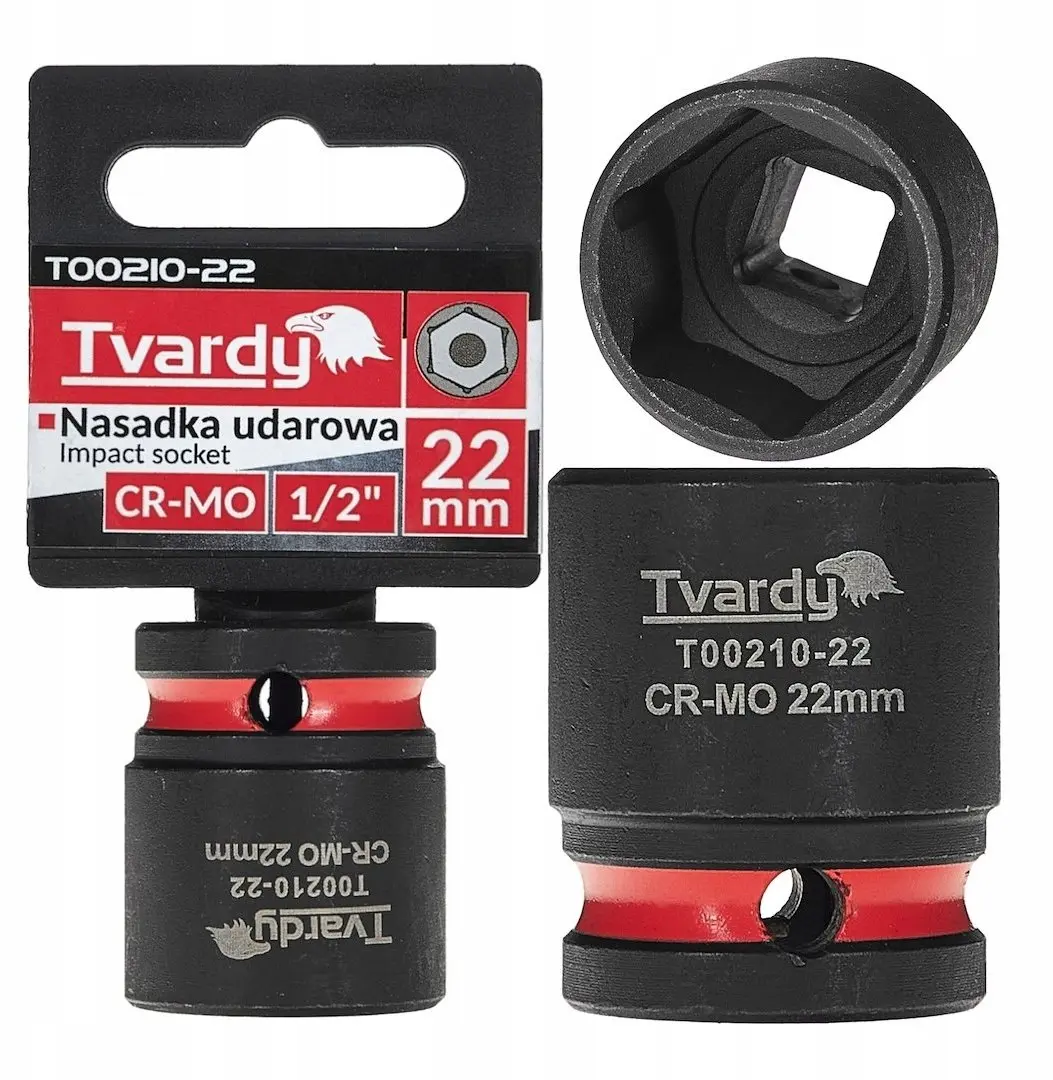 Trieciena ligzda 1/2" 6-šķautņu 22 mm