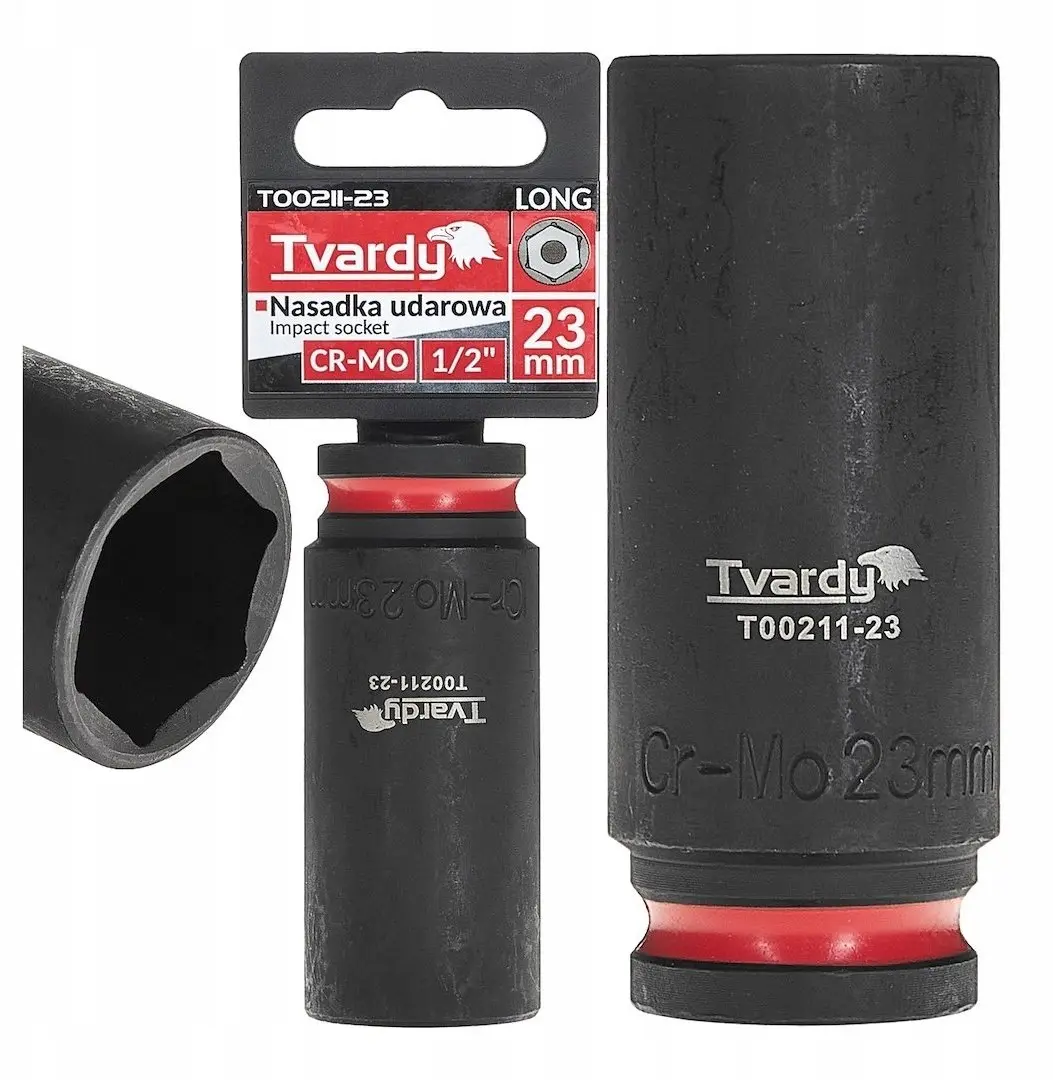Ietekmes ligzda gara 1/2" 6-šķautņu 23