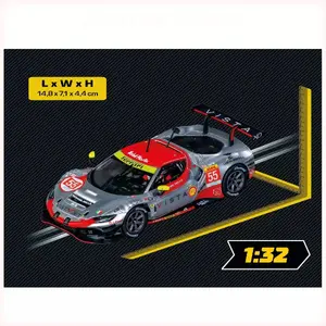Slotautomodelis CARRERA EVO Ferrari 296 GT3 (27812) — saderīga 1:43 mērogā