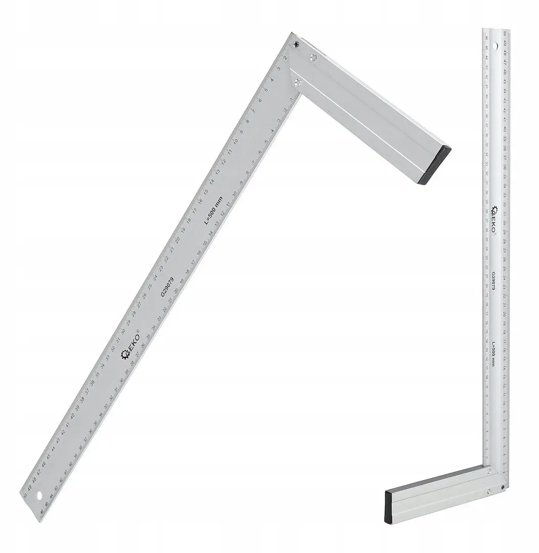 Leņķa lineāls GEKO 500 mm ALU