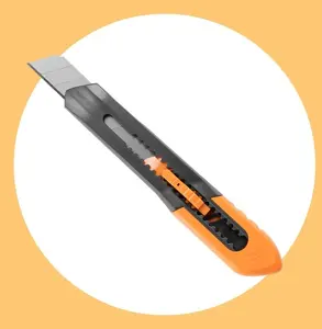 Utility Knife BRADAS DIY-KN1824 with 18 mm Snap-Off Blade