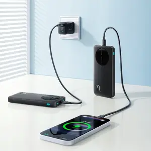 Powerbank Joyroom JR-PBF12 Pro 10000mAh 22.5W with digital display, 2x USB-A, 1x USB-C (black)