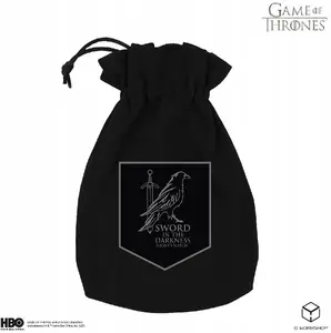 Dice pouch Q-Workshop Sakiewka Gra o Tron: Nocna Straż – themed fabric dice bag