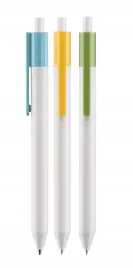 Gel retractable pen Lean ECONOVO ECJP510R-3N, quick-dry ink, 0.5 mm, 3 pcs, assorted colors