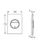 GROHE Nova Cosmopolitan S flush plate — Graphite Photo 3
