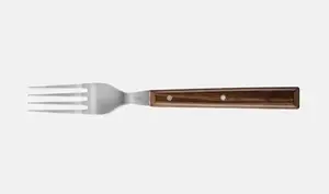 Fork Opinel Widelec Dark Ash by Opinel — stainless steel prongs, dark ash handle