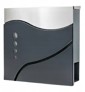 Mailbox AWTools AW75053 wall-mounted metal mailbox model 53, powder-coated finish