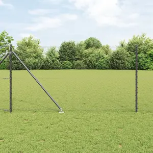 VidaXL Стальное кубическое ограждение Серое 1 x 100 м - Lumarko (модель 3353308)