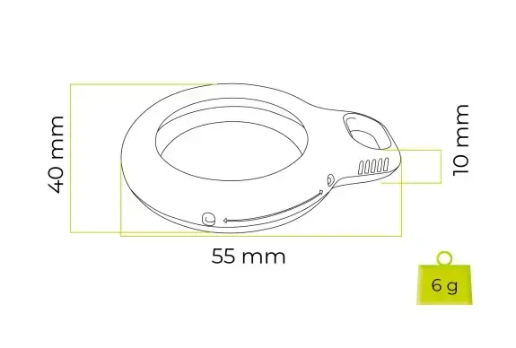 Держатель MOBILE ORIGIN MO-ALCH-BLU-A1 для Apple AirTag Photo 9
