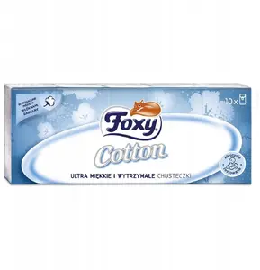 Higiēniskās salvetes Foxy FOXY CHUSTECZKI HIG. A 10x9 Cotton &