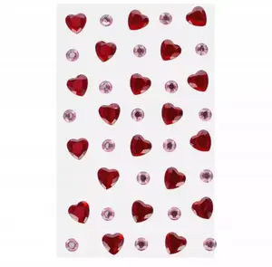 Craft with Fun adhesive heart stickers set NAKLEJ SERCA MIX 3W1 130x250 CF (model CF805)
