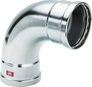 Отвод 90° VIEGA 1116XL — сталь, диаметр 76,1 мм