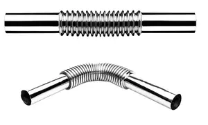 McAlpine articulated extension 32x32 mm chrome P-300-FLEXCP-RS9 siphon accessory