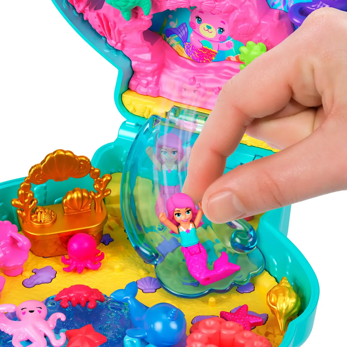 MATTEL Polly Pocket Glitter Island komplekts Photo 5