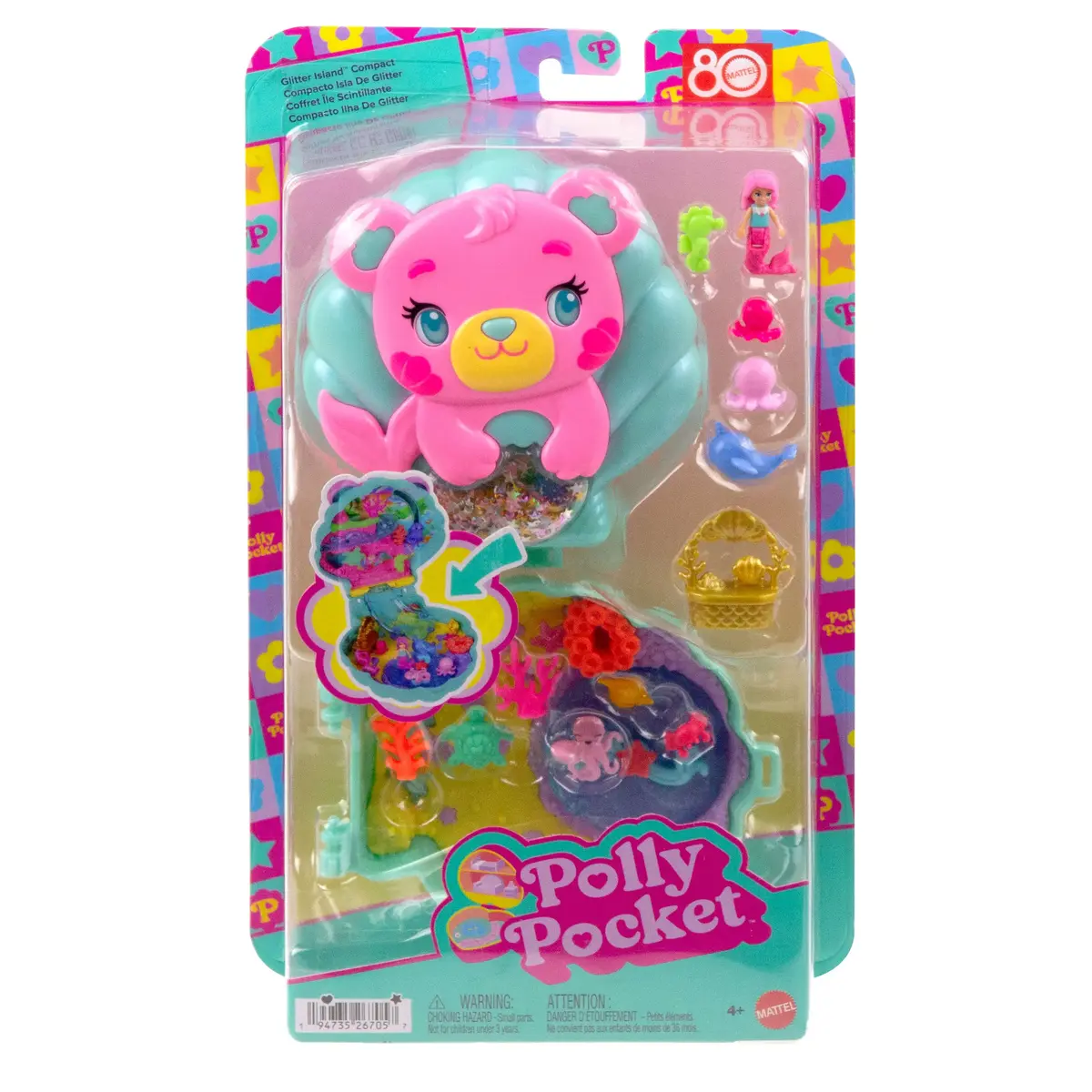 MATTEL Polly Pocket Glitter Island komplekts Photo 6