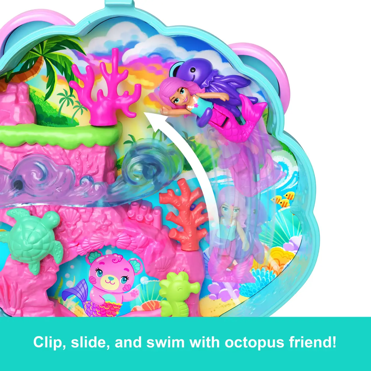 MATTEL Polly Pocket Glitter Island komplekts Photo 9