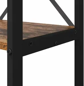 Книжная полка VidaXL модель 868411 в стиле старого дерева 80 x 30 x 188 см