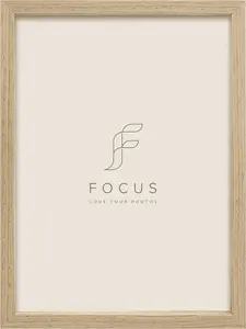 Photo frame Focus Willow Oak 50x70 cm with acrylic glass