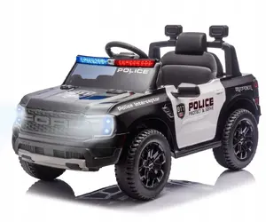 Electric ride-on car milly mally Ford Ranger Police Black — battery-powered children's vehicle, model 6487