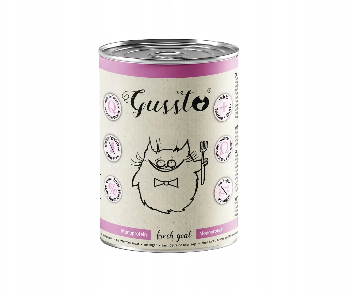Mitrs kaķu barība GUSSTO FRESH GOAT
