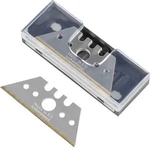 Replacement Trapezoid Blades Wolfcraft WF4172000 52 mm, 0.65 mm thickness, titanium-coated, pack of 5