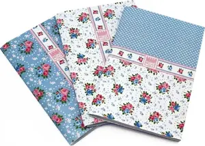 Notebook Make Notes Shabby Blue A6 32-page smooth paper pack of 3