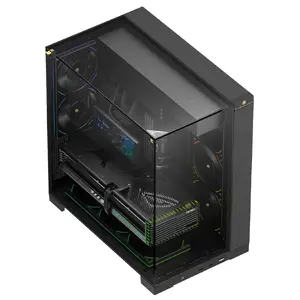 Thermalright A70 Desktop PC Case Black — ATX/Micro-ATX/Mini-ITX, supports 120/240/360 mm side radiators