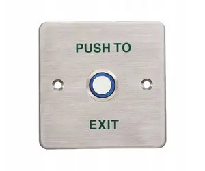 Exit Release Button SCOT BT-7BN with Illumination — Door Release Push Button, Momentary