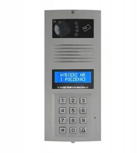 Video Doorbell Panel Elfon OP-MA765RC HR P Optima 700 lines with RFID reader, ash