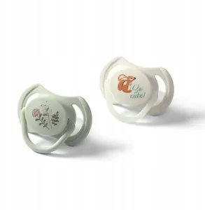 Pacifier Canpol BABY ONO 1669/02 — symmetrical silicone nipple, age 6–18 months