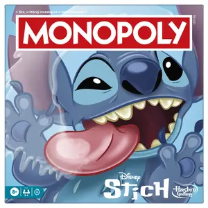 Board Game HASBRO Monopoly Disney Stitch Edition – for ages 8+, approx. 60 min playtime