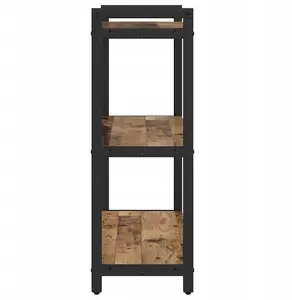 Книжная полка VidaXL, модель 868399, эффект старого дерева — 60 x 30 x 83 см