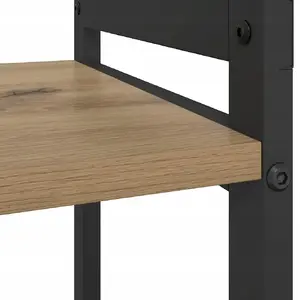 Книжная полка VidaXL модель 868406, отделка Artisan Oak, 3 открытые полки