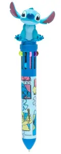 Ballpoint pen STITCH B3DGE007 — clip-on retractable, multicolour ink, 1 pc