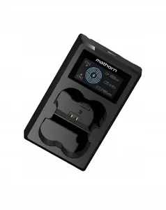 Lādētājs Mathorn MBC-D151 divkanālu USB-C priekš Panasonic DMW-BLC12 akumulatoriem