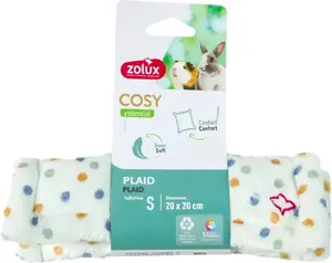 Blanket ZOLUX Mini COSY for rabbit and guinea pig, model 206825, 20×20 cm